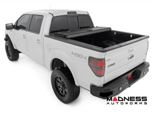 Ford F-150 Bed Cover - Tri-Fold - Flip Up - Hard Cover - 5'7" Bed Ford F-150 Bed Cover - Tri-Fold - Flip Up - Hard Cover - 5'7" Bed